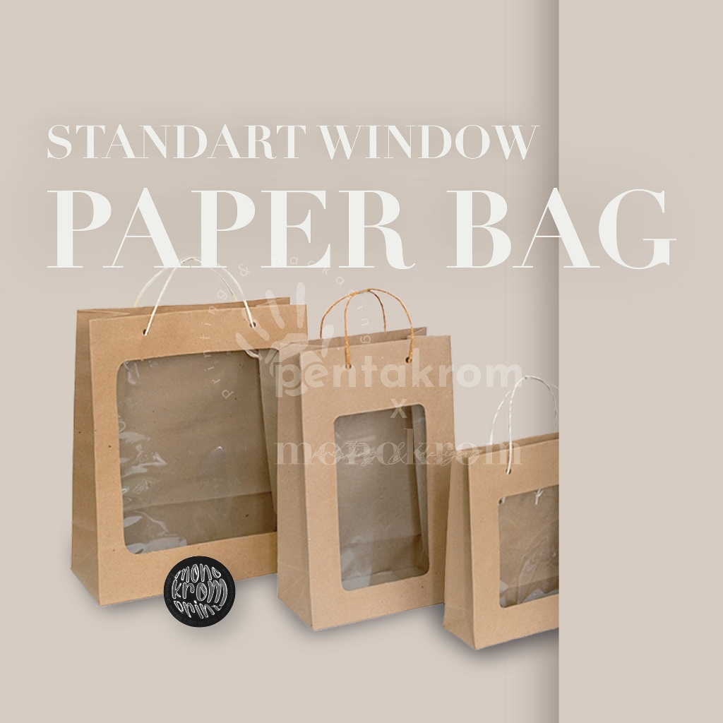 

Standart Window - Brown Kraft Paper Bag