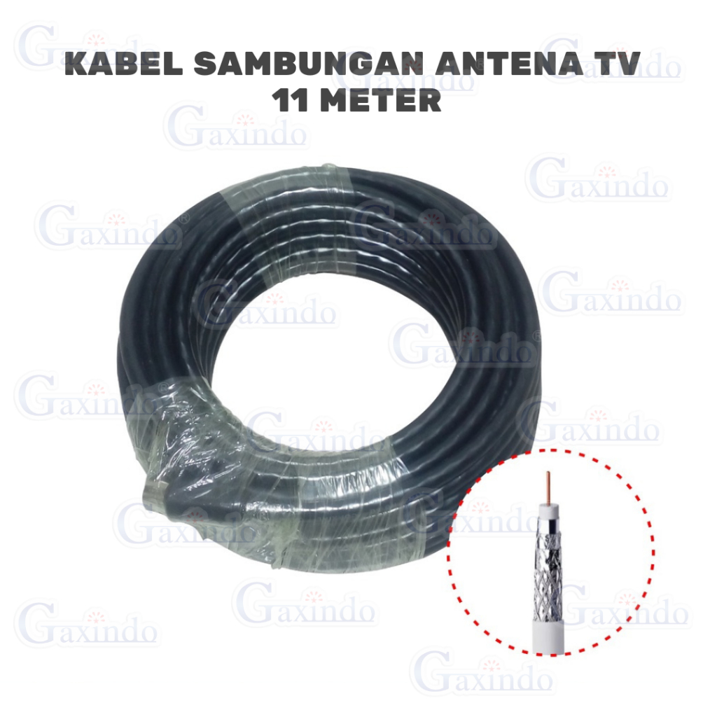 KABEL SAMBUNGAN ANTENA TV 11 METER K750 KABEL SAMBUNGAN ANTENA CCTV