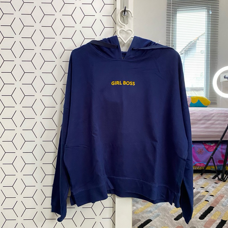 Oversized Hoodie Ninety Degrees - Navy