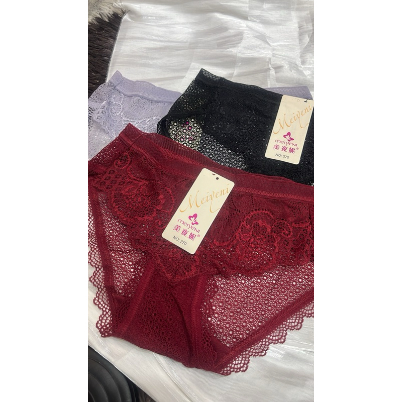 3pcs Cd full renda sexy