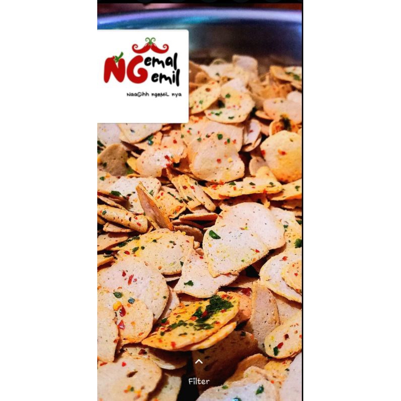

Basreng chili oil daun jeruk 250 gram