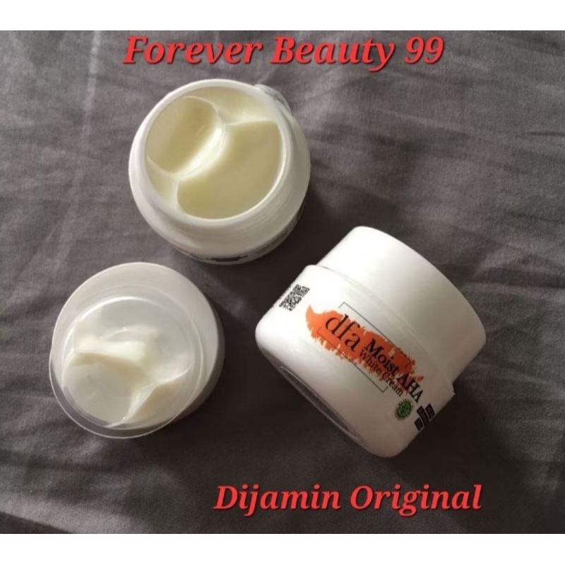 DFA Moist AHA White Cream - krim whitening / pemutih dengan pelembab / moisturizer - BPOM