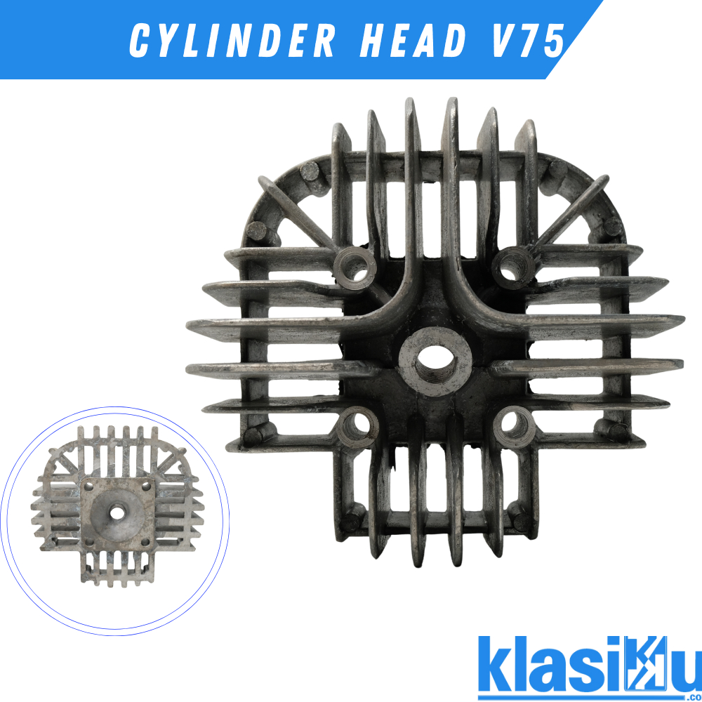 Cyilinder Head Kop Yamaha V75 Dx V80 Nos