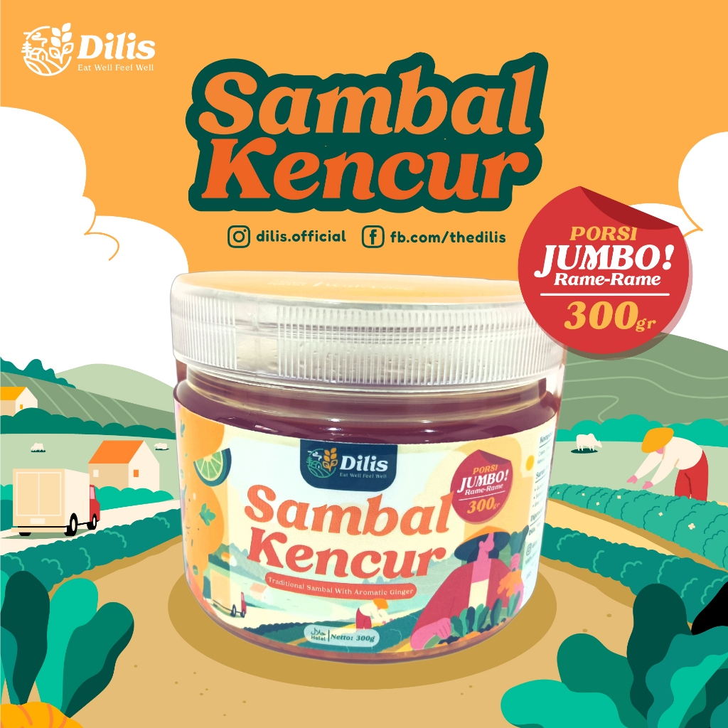 

DILIS SAMBAL KENCUR 300GR - PORSI JUMBO RAME RAME