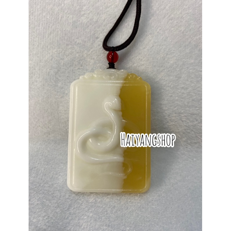 Kalung Liontin Giok - Liontin Putih - Liontin Kerang putih - ULAR - Liontin Buddha - Kalung Kesehata