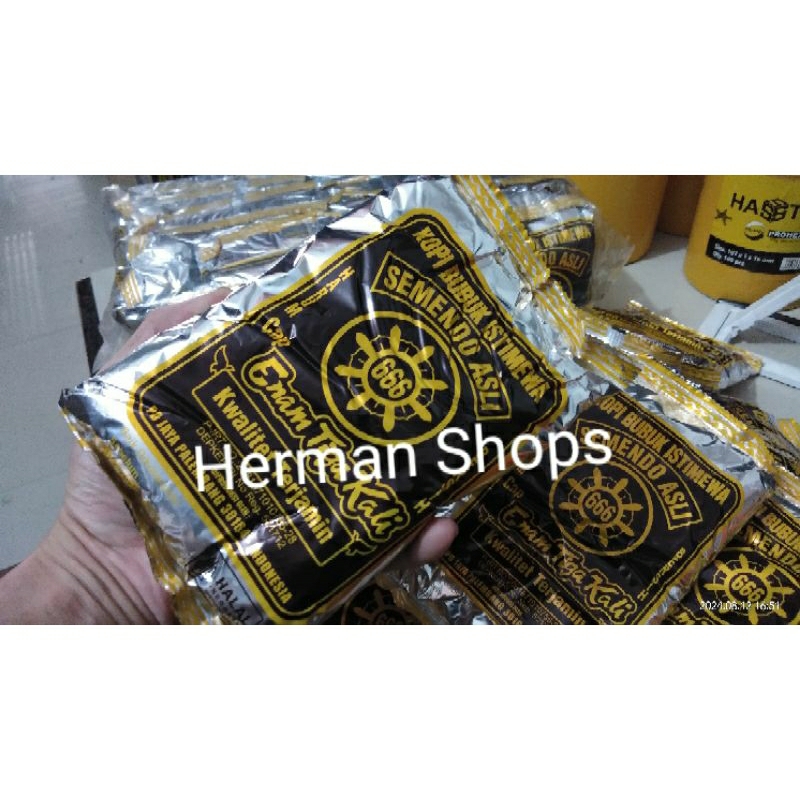 

Kopi Setir semendo Asli Cap 666 190gr Terlaris