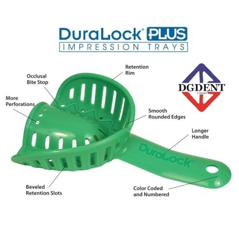Duralock Impression Trays Sendok Cetak Orthodontik  OrthoTechnology Made in USA