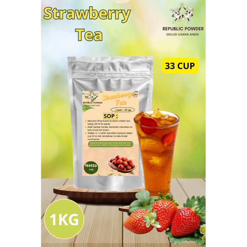 

STRAWBERRY TEA 1 KG PREMIUM POWDER DRINK