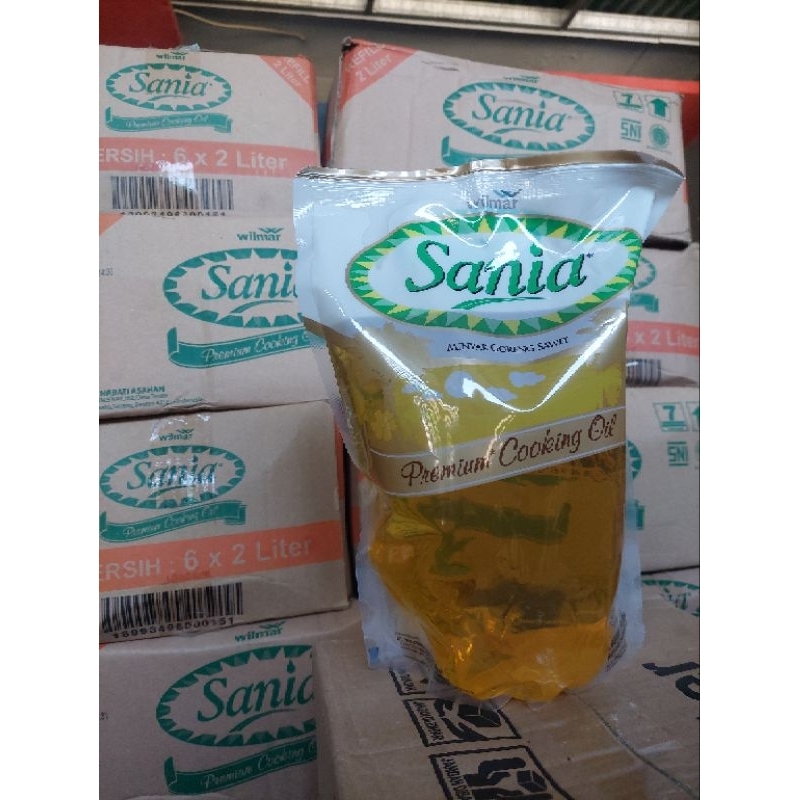 

Minyak goreng Sania 2ltr 1dus