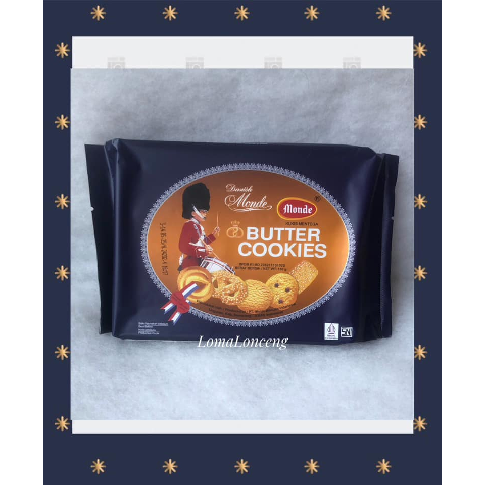 

Biskuit Monde Butter Cookies Pack 150 gr