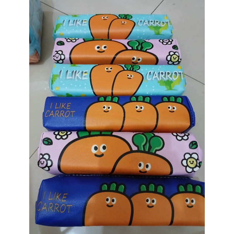 

tempat pensil motif wortel