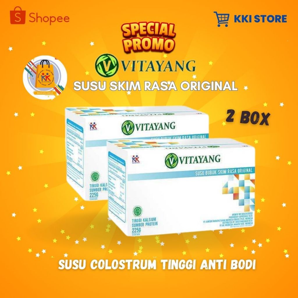 

PAKET HEMAT VITAYANG SUSU SKIM (2 x 15 Sachet)