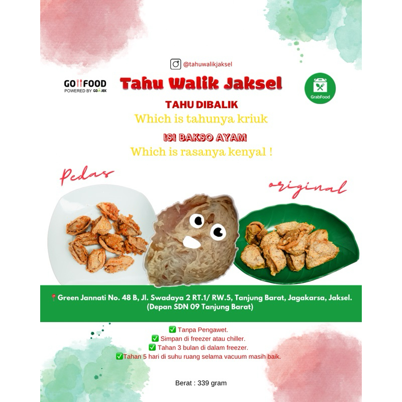 

TAHU WALIK ISI BAKSO AYAM (FROZEN FOOD) KEMASAN VACUUM