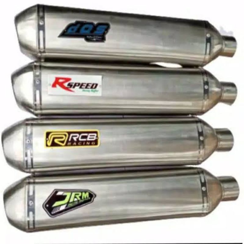 Silincer Knalpot Capsul Kapsul Panjang 30 Cm Stainlis Inlet 50 Full Sarangan