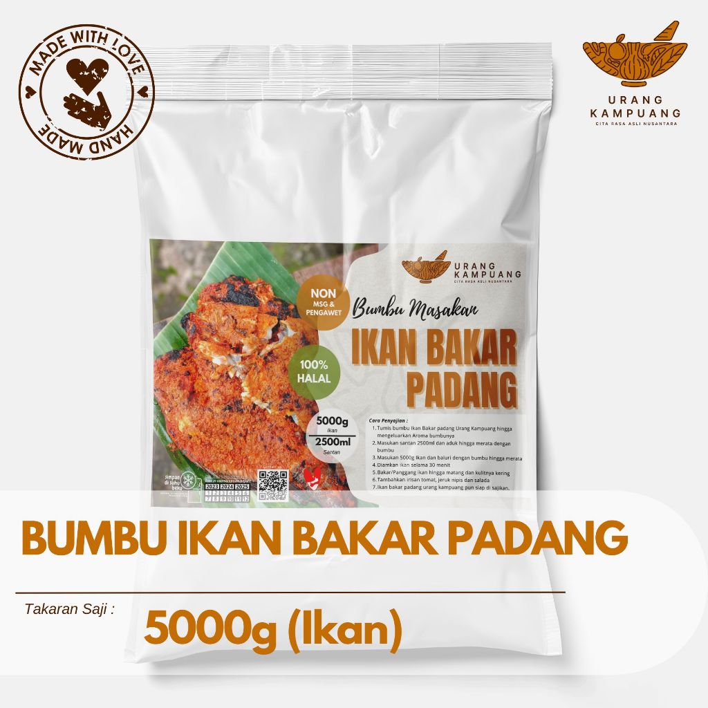 

URANG KAMPUANG BUMBU IKAN BAKAR PADANG UNTUK 5KG IKAN