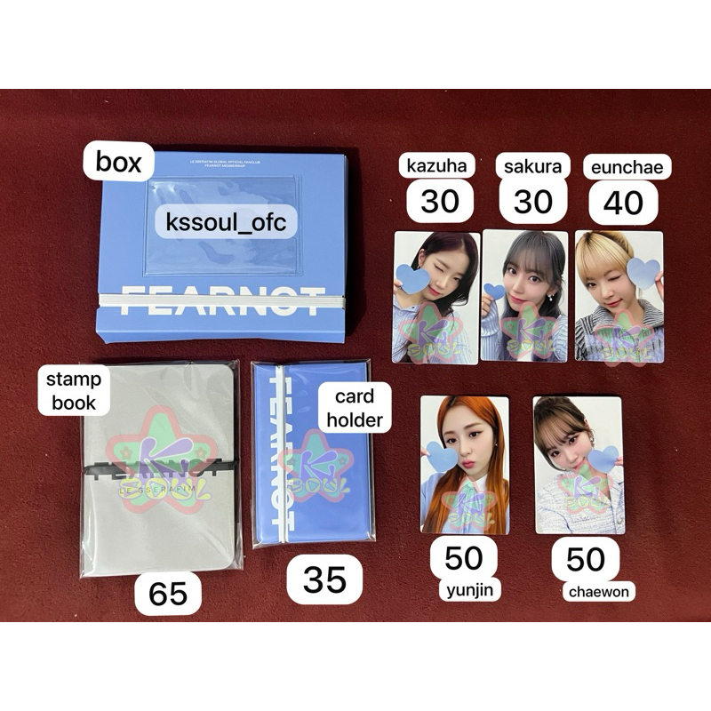 SHARING LE SSERAFIM FEARNOT MEMBERSHIP GIFT (READY INA)