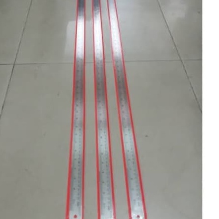 

CUCI GUDANG Penggaris Besi 1cmGarisanRulerMistar BesiPenggaris Stainless 1M