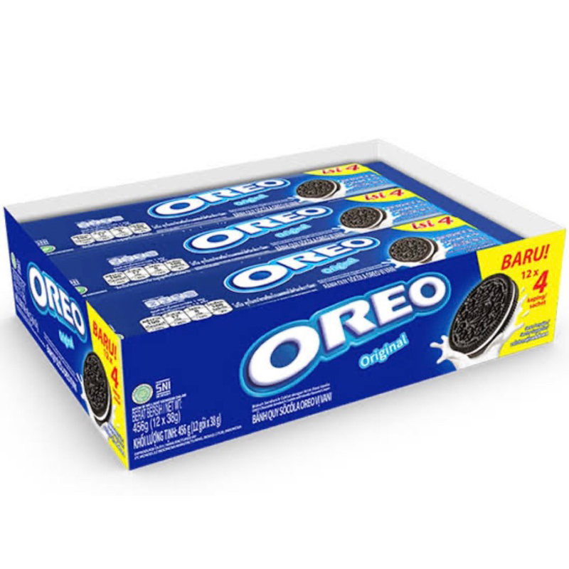 

OREO SANDWICH ORIGINAL ISI 12pcs/BISKUIT OREO ORIGINAL 38gr