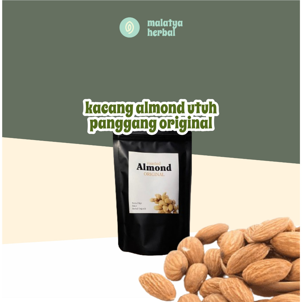 

Kacang Almond Asi Booster Aman Sehat Untuk Pria Wanita Kacang Utuh Roasted Sehat