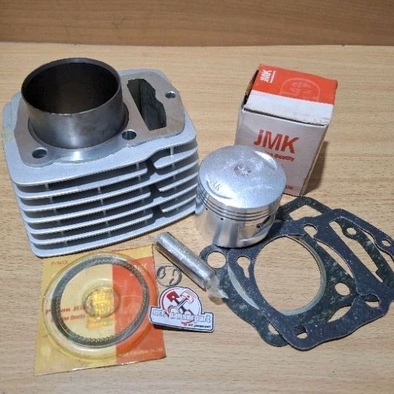 BLOK SEHER GL PRO//BORING SET PISTON HONDA GL PRO CDI/GLPRO PLATINA BLACK ENGINE STANDAR 61 MM JMK//