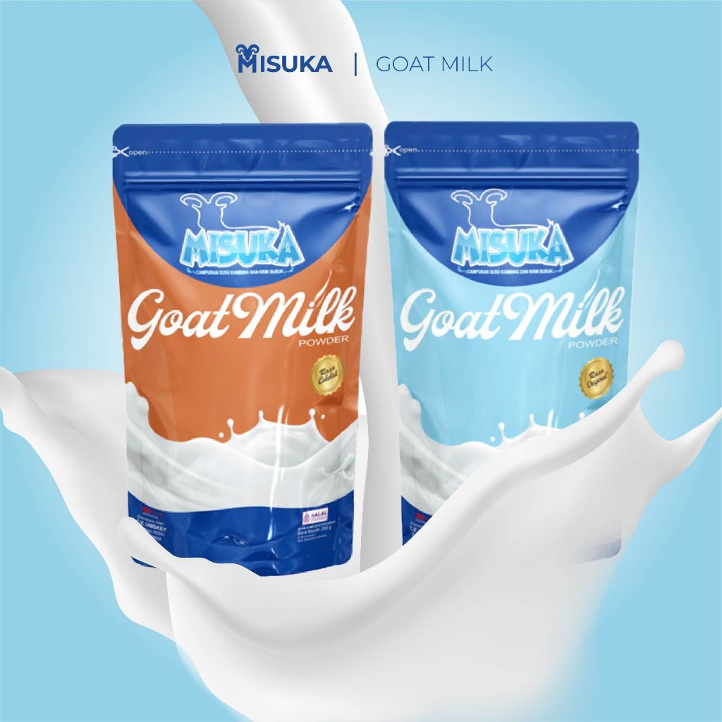 

MISUKA Susu Kambing Etawa Super Rasa Coklat & Original ( 2 x 250gr )