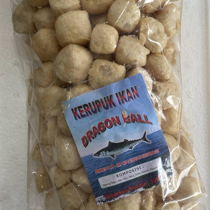 

kerupuk Bola ikan