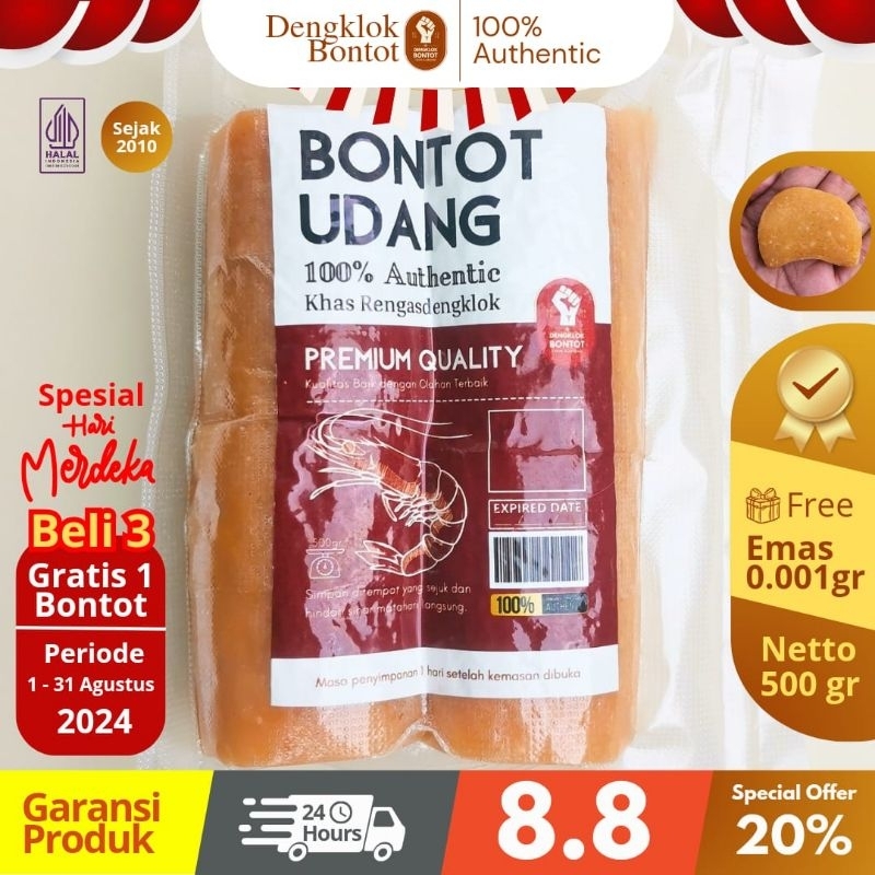 Bontot Udang Original Khas Rengasdengklok | 100% Authentic Asli Karawang