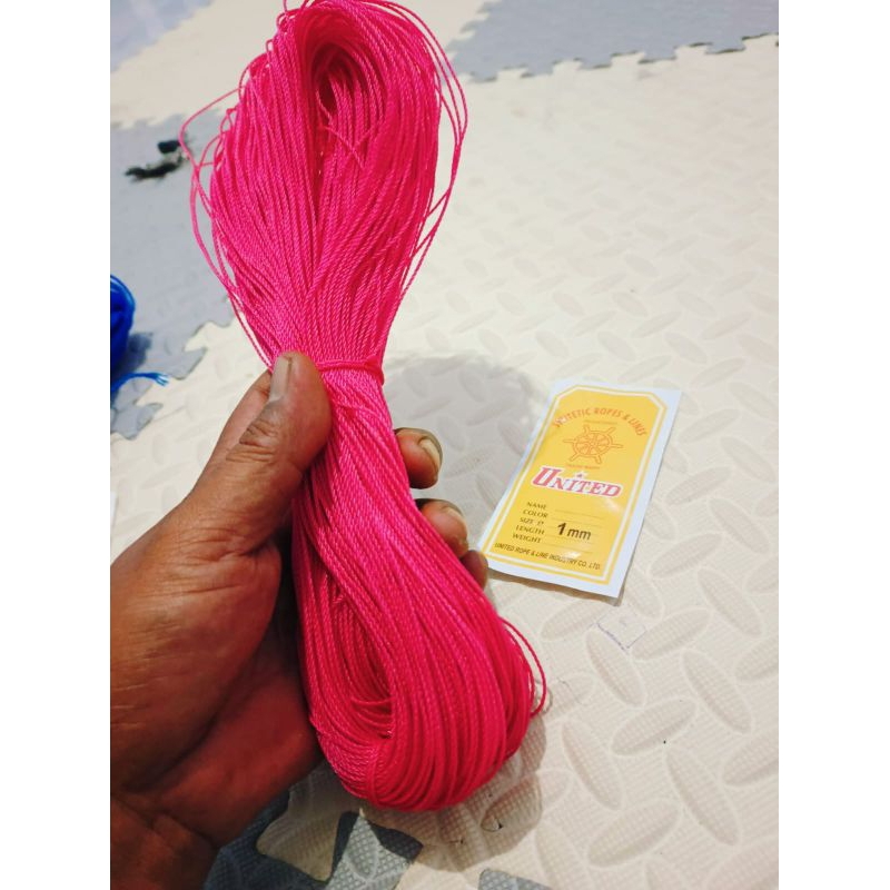 

TALI TAMPAR 1MM / TALI KENUR UNITED 1MM / Tali layangan / tali jaring