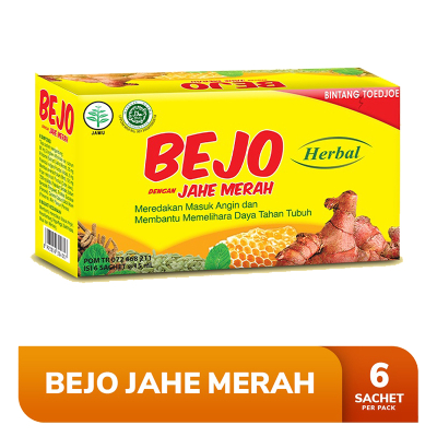 

Bejo Obat Herbal Masuk Angin Cair Jahe Merah Sachet 6 x 15 ml