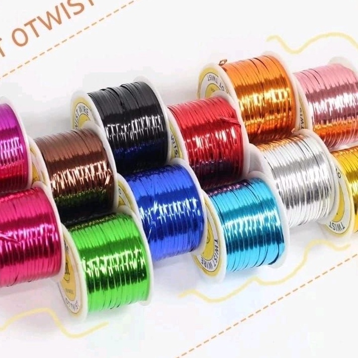 

PROMO BESAR Twister Tie Kawat Souvenir Rol Twister Roll S panjang 5 meter