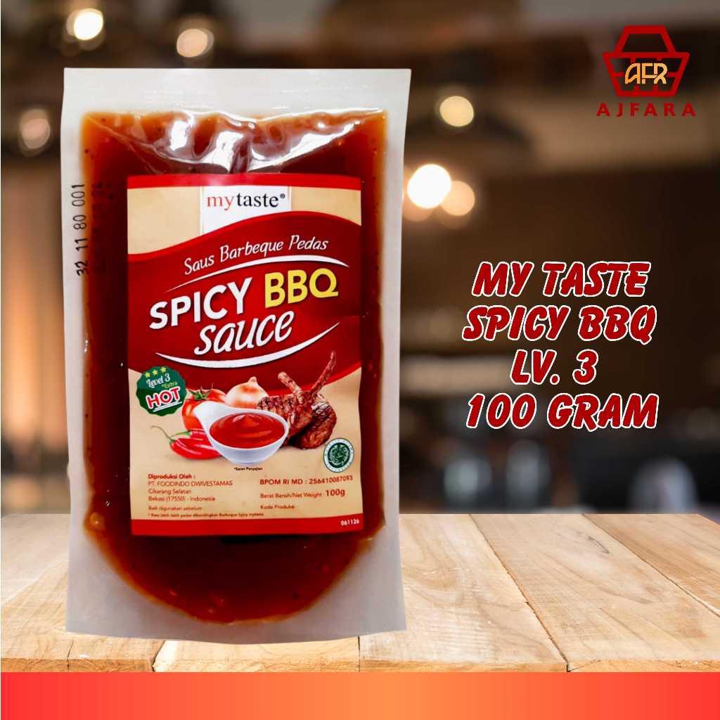 

My Taste Black Pepper 100g/My Taste Mushroom Sauce 100g/My Taste Saus Keju 100g/My Taste Spicy Bbq Lv.1 100g/My Taste Spicy Bbq Lv.3 100g/My Taste Thai Chicken 100g