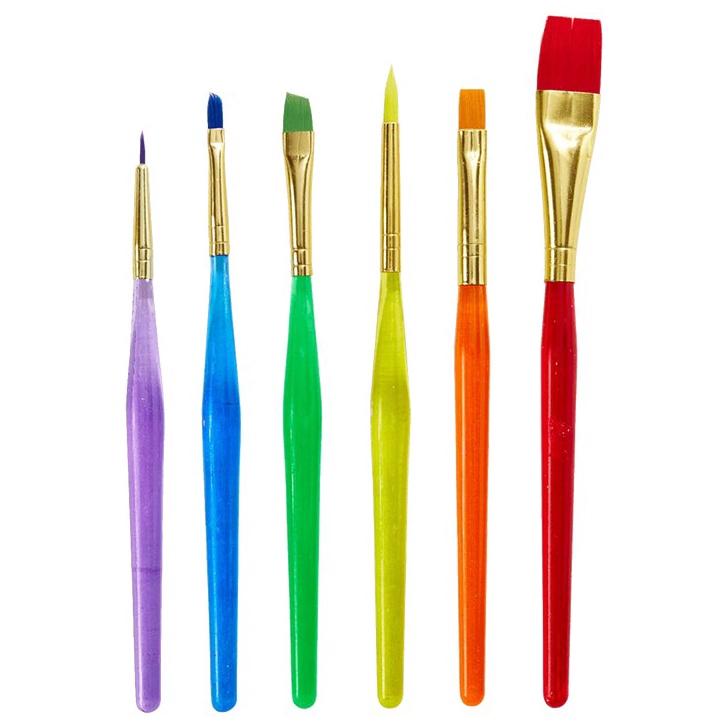 

HOT PRODUK Brush Painting Kuas Lukis isi 6