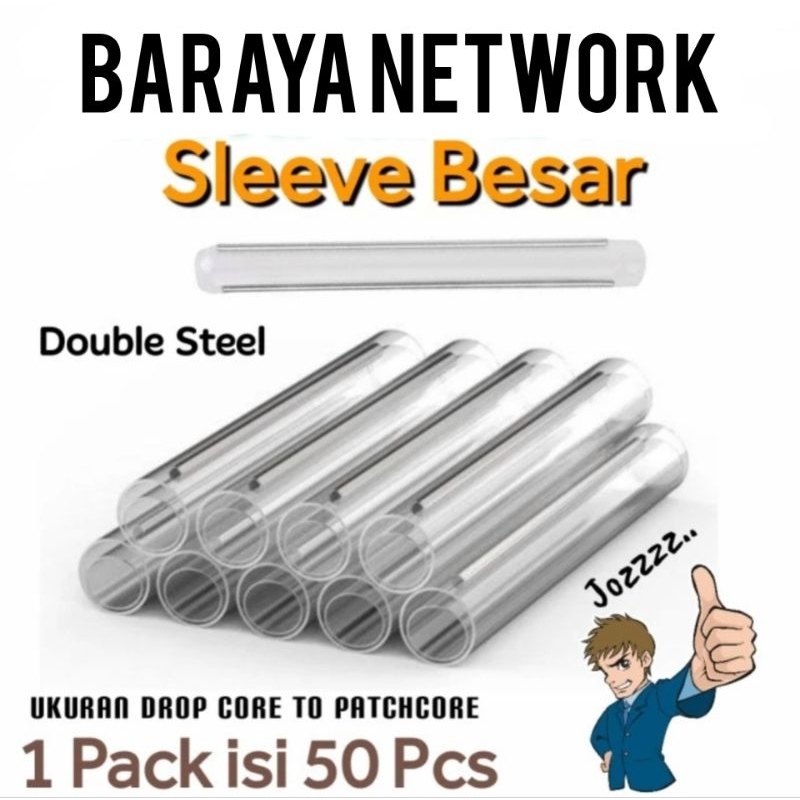 Sleeve Protection Dropcore Besar FIber Optic 2 Kawat