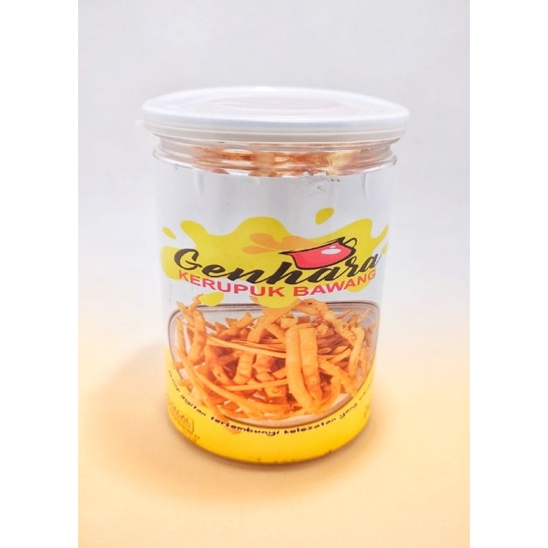 

GENHARA Kerupuk Bawang 200 gram - 100 % Halal - Oleh-oleh Makassar - Keripik Stik Bawang Renyah dan Gurih Kue Bawang Camilan - Tanpa Pengawet - Non MSG