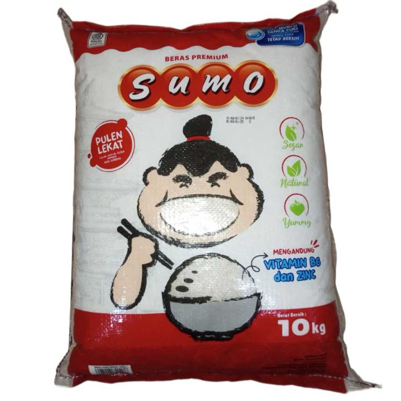 

Beras Putih Sumo Merah 10 Kg exp 2025 kemasan baru HD Management