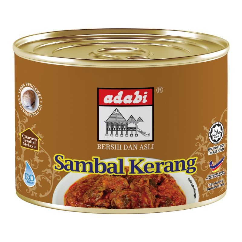 

Adabi Sambal Kerang Malaysia 160g