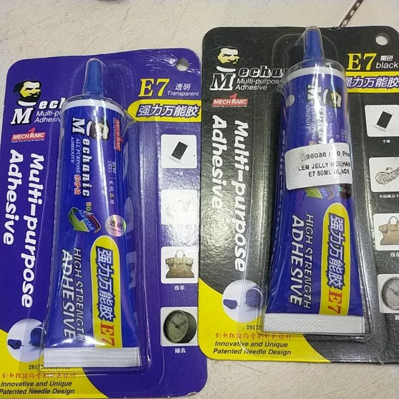 lem lcd mechanic e7 super lengket 50 mili
