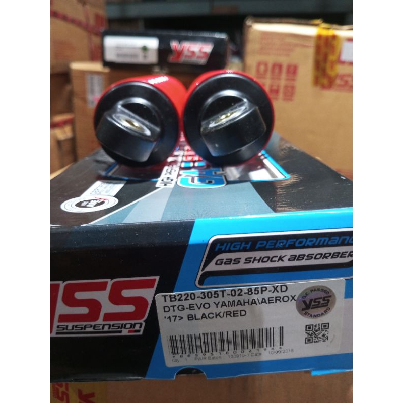 Shock Shockbreaker YSS DTG EVO GAS Yamaha Aerox Nvx 305 Original YSS