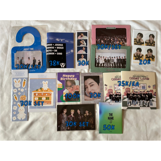 CLEARANCE SALE SEVENTEEN SG24 THE NAME CARATLAND WONWOO NANA TOUR HAECHAN DICODE