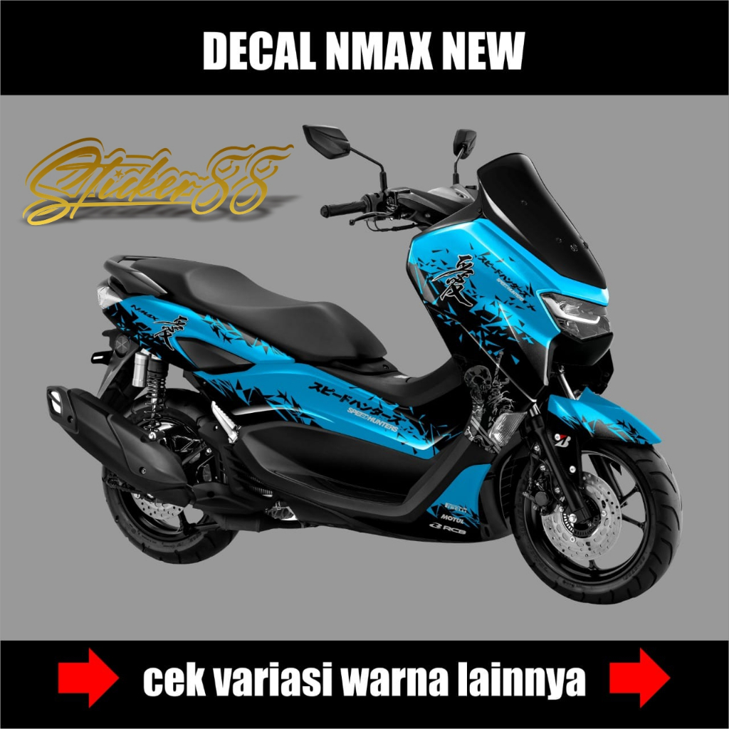 STIKER DECAL NMAX NEW GRAFIS KANJI KEREN / STIKER FULLBODY YAMAHA NMAX NEW 2020 2021 2022 2023 2024 