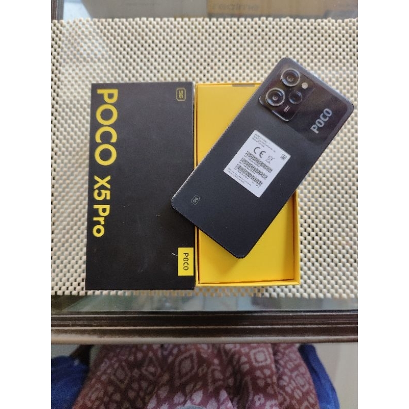 poco x5 pro 5g 6/128 second lengkap normal