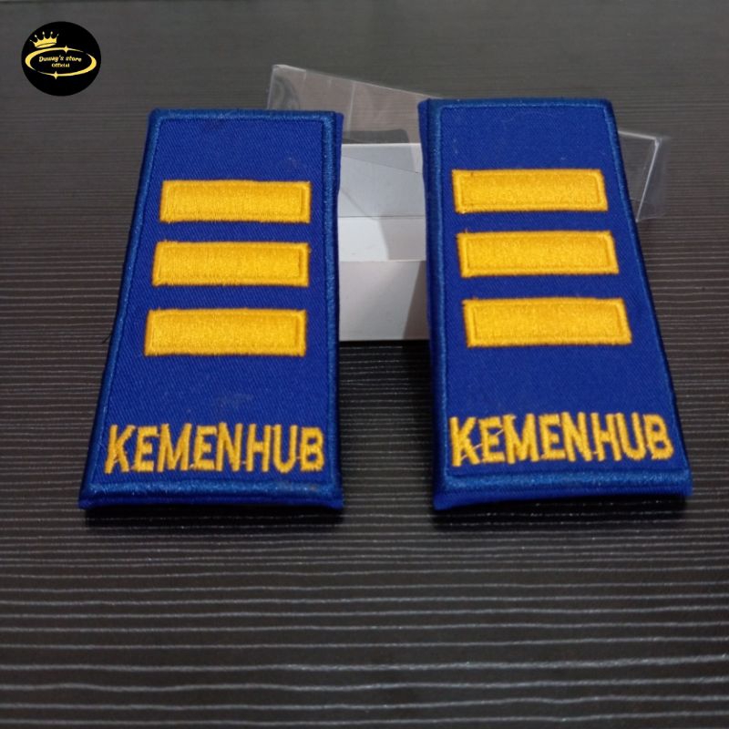 Pangkat Kemenhub Bordir Golongan 3C | Atribut Dishub | Atribut Perhubungan | Atribut Kemenhub