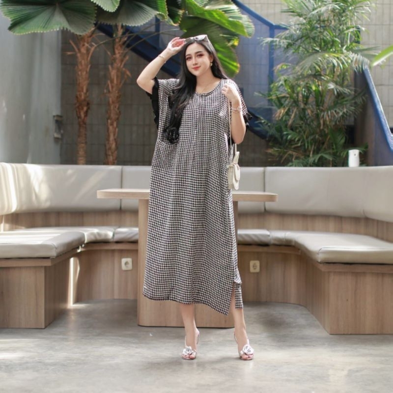 Daster rayon kekinian terbaru daster jumbo model lowo premium motif trendy viral ld 140