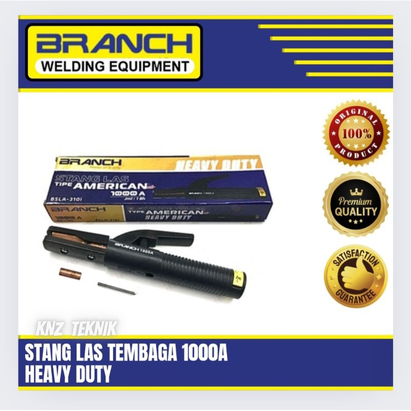Branch Tang las Stang Las Stang Inveter Tembaga Asli 1000A