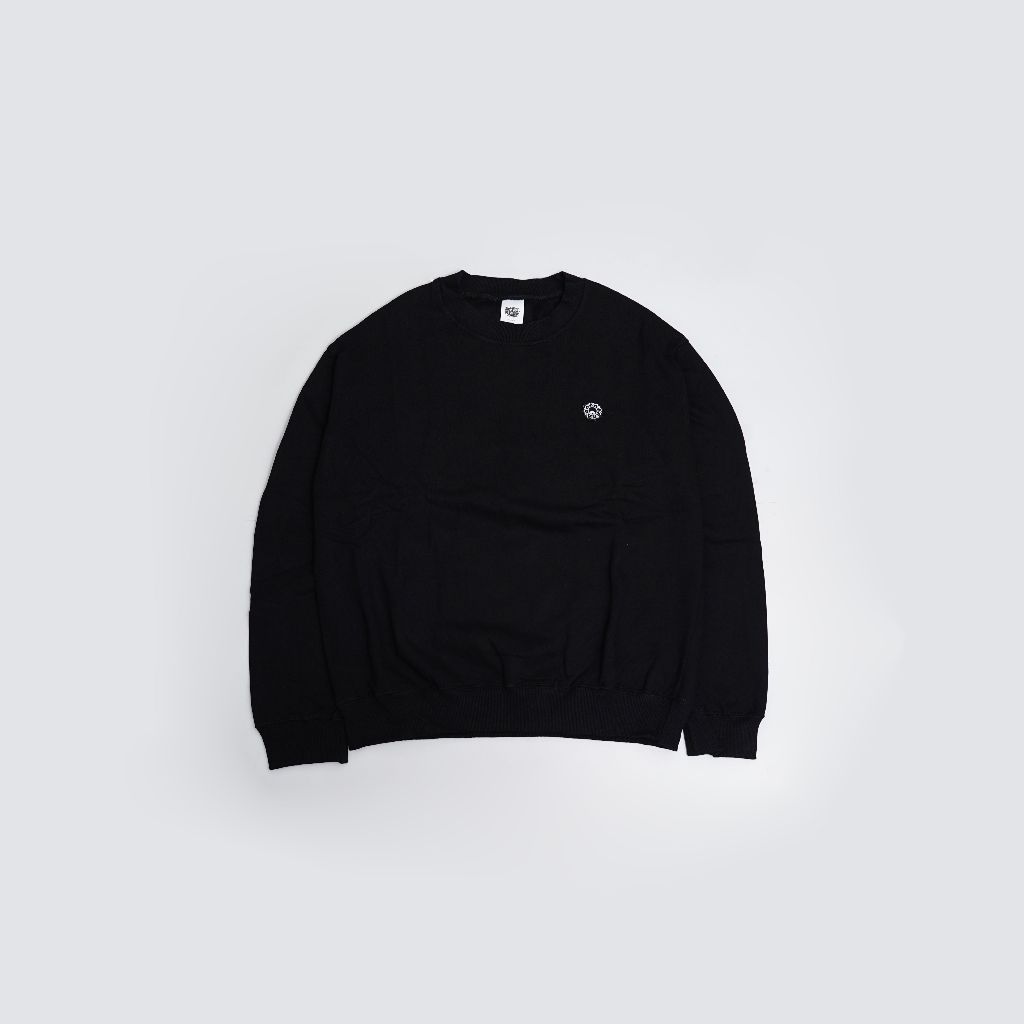 CAPITAL FLOWER - Crewneck Black Flower Patch - © CAPITALFLOWER
