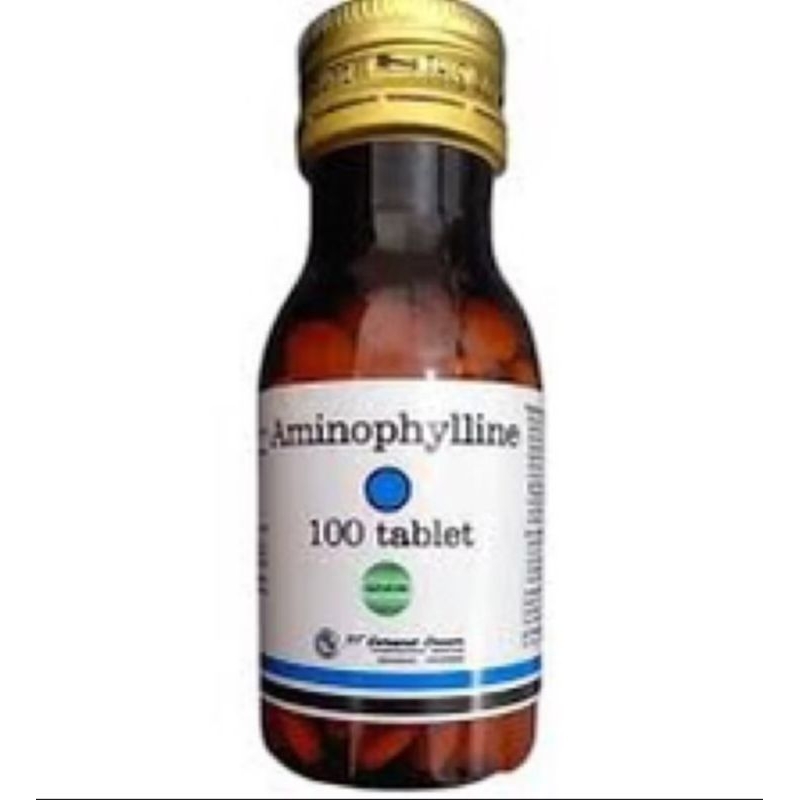Aminophylline 200mg 1 botol 100 tablets     EXPIRED JANUARY 2028