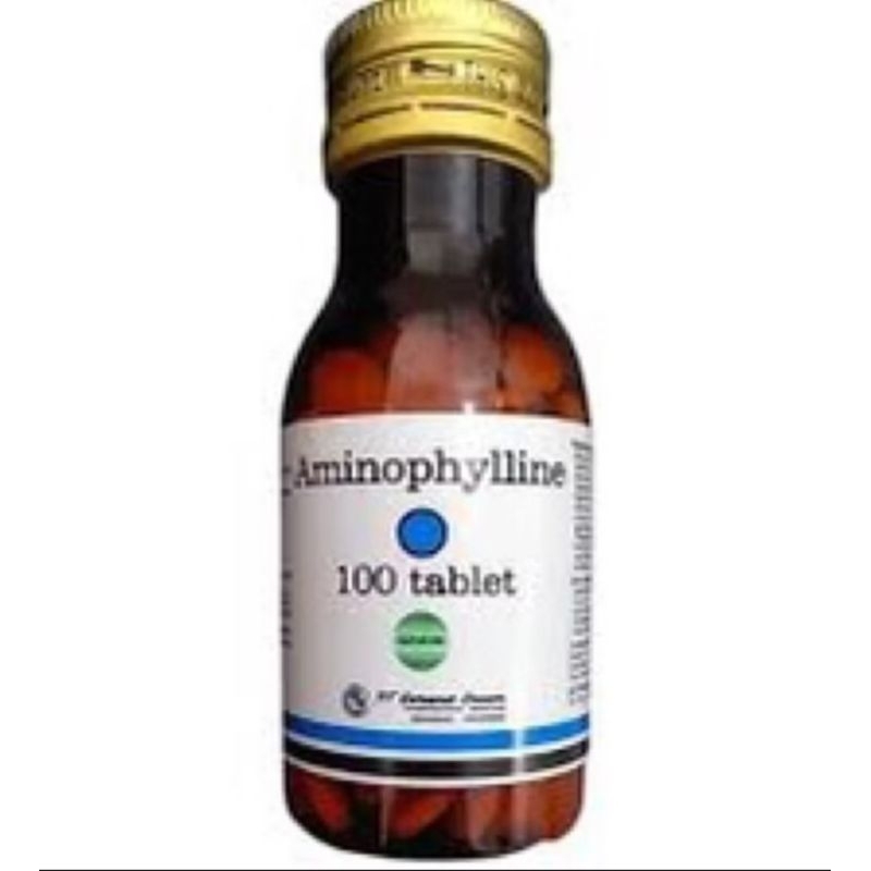 Aminophylline 200mg 1 botol 100 tablets     EXPIRED SEPTEMBER  2027