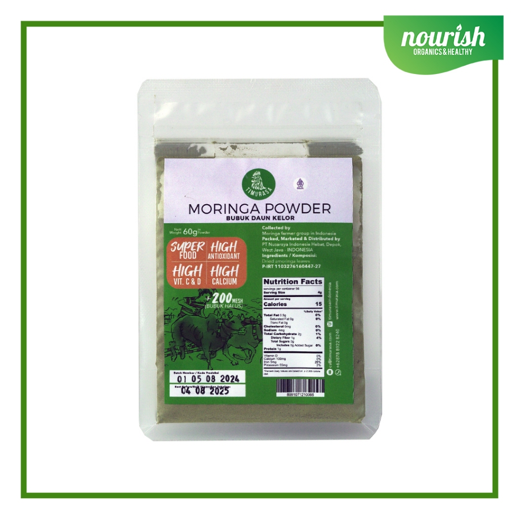 

Timurasa, Organik Moringa Powder 60gr-JktBar