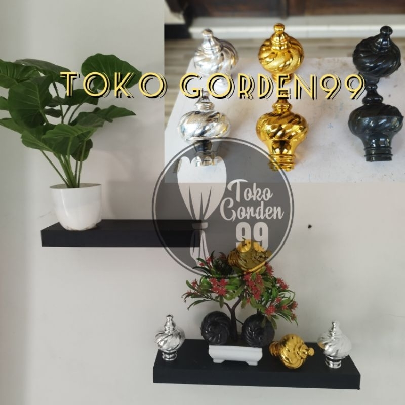 Tutup batang gorden/Tutup rel/Tutup minimalis