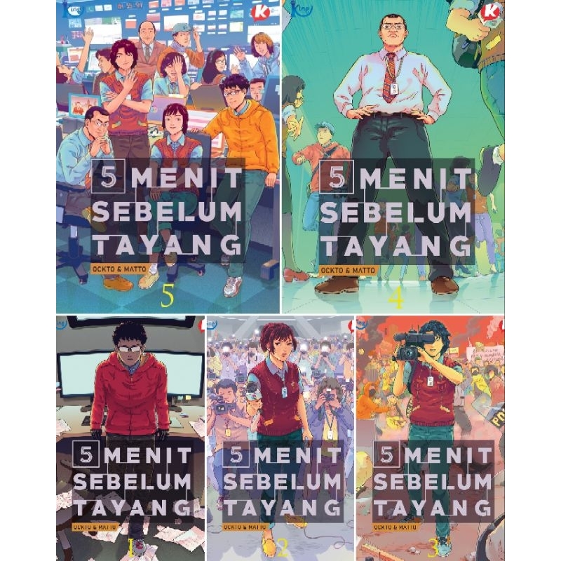 (Koloni) (Original, Segel) Komik 5 Menit Sebelum Tayang Vol 1 2 3 4 5 - Ockto Barimbing